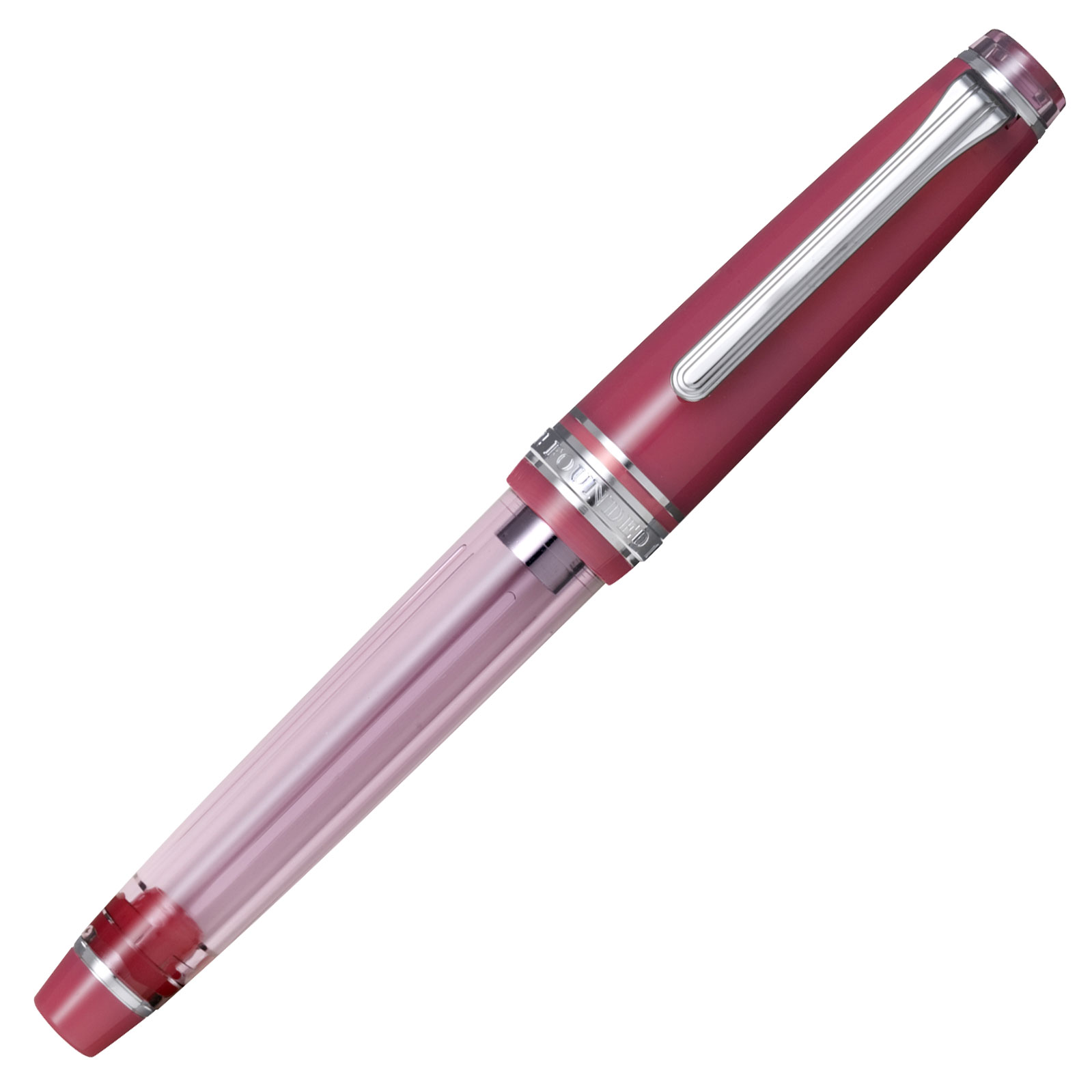 Sailor Pro Gear Slim Manyo #2 Scarlet Wisteria - capped