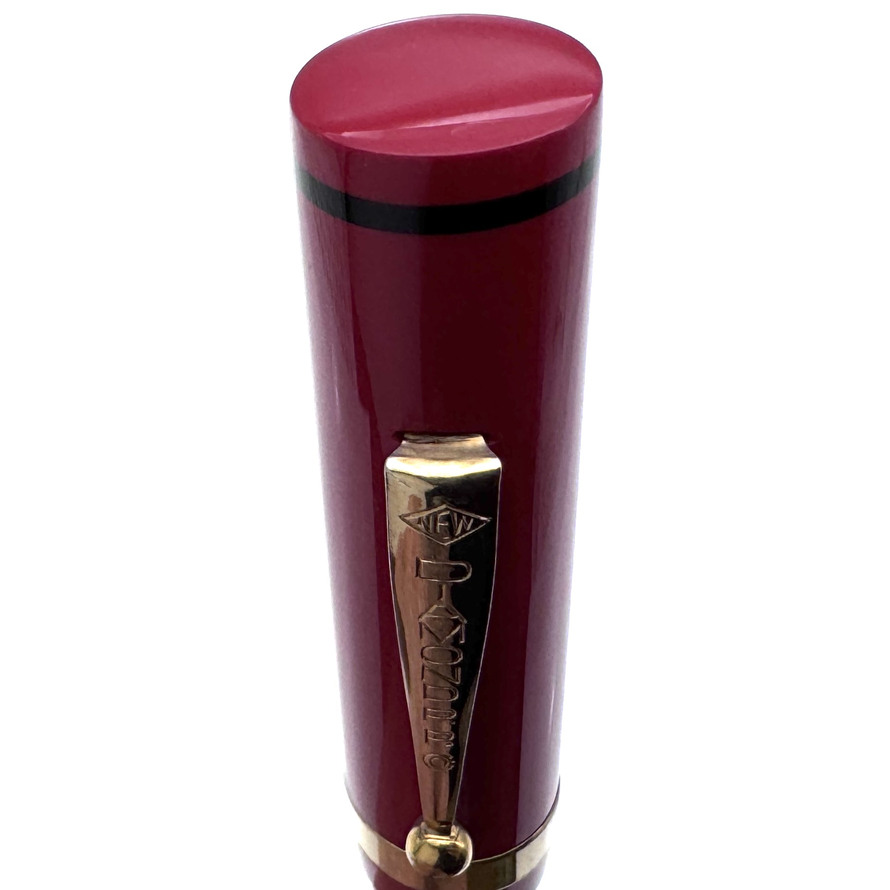 Diamond Point Pen Red-cap and clip