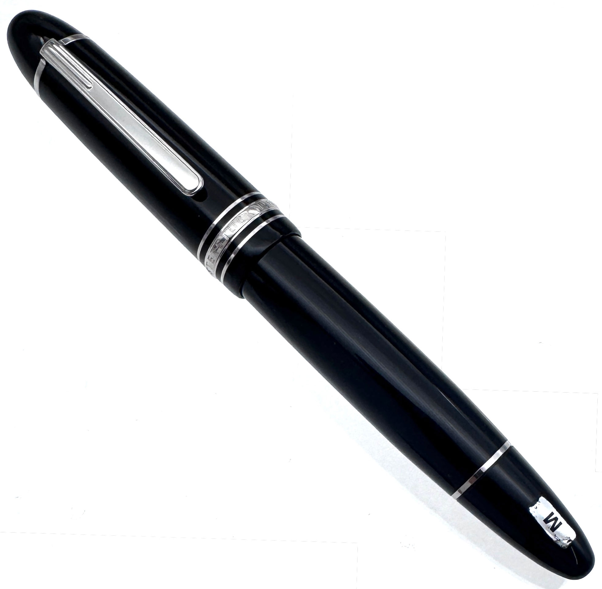 Montblanc Meisterstück 149 Black Platinum - closed