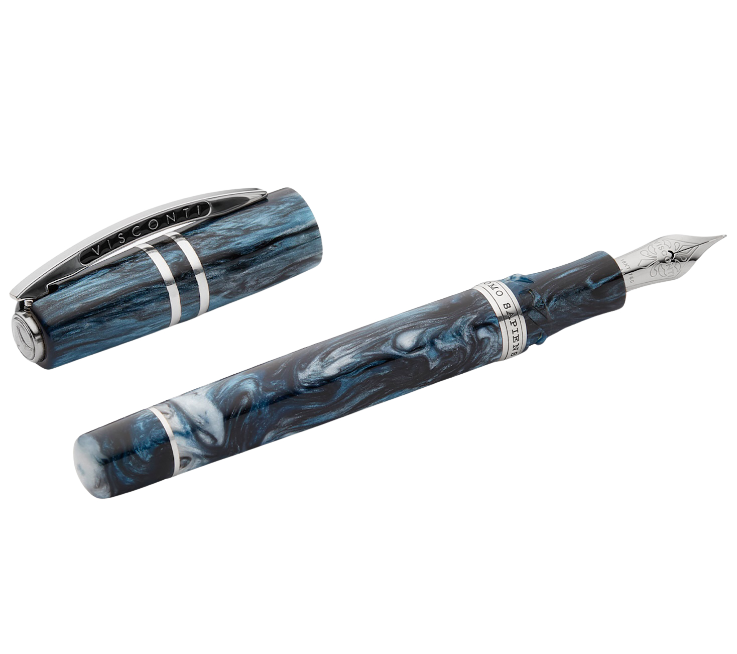 Visconti Homo Sapiens Dark Sapphire uncapped