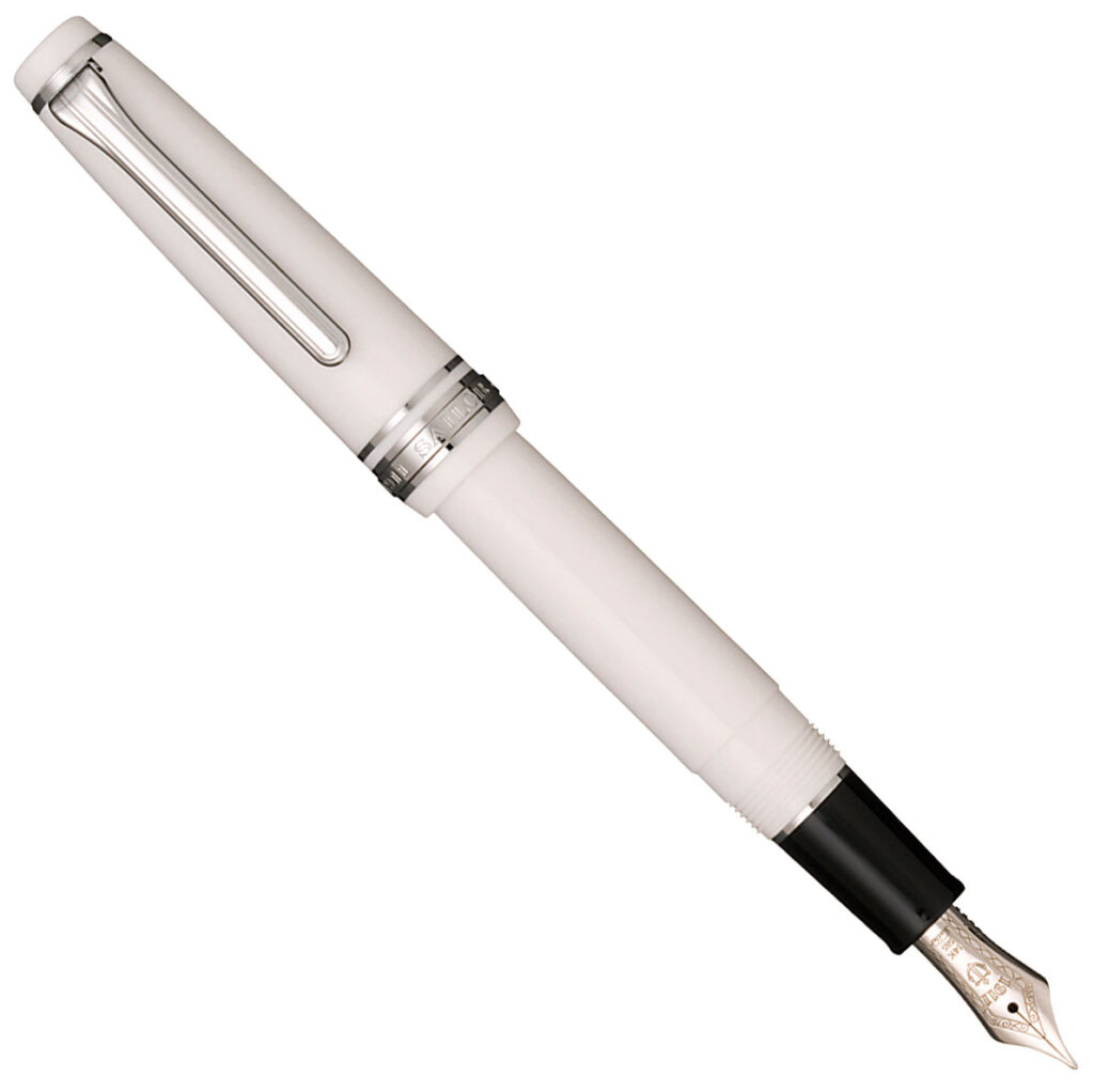 Sailor Pro Gear Slim White Silver fountain pen
