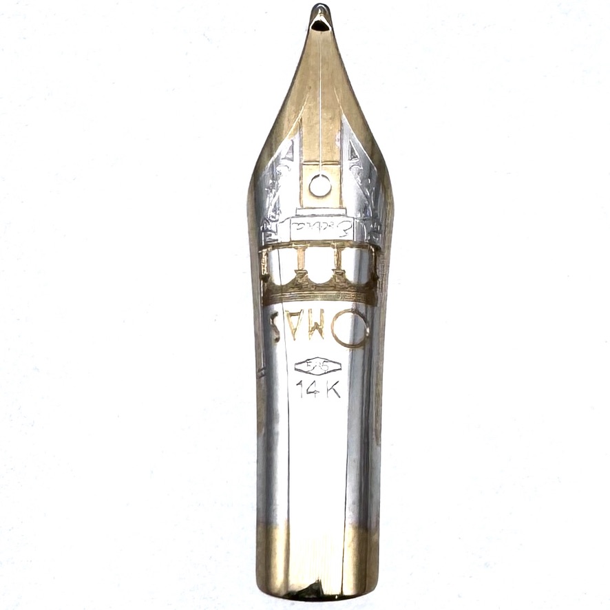 OMAS Bologna Portico Broad 2-tone 14K Nib