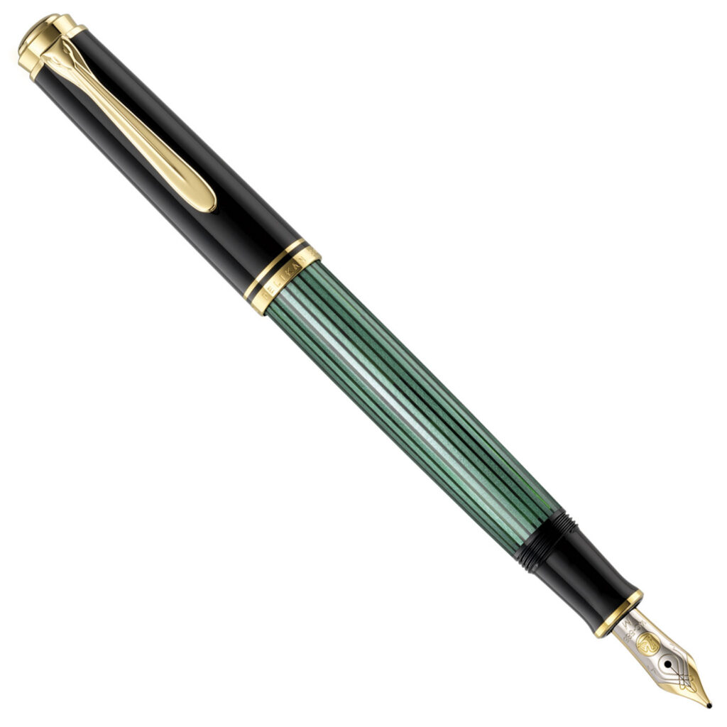 Pelikan Souverän M400 Black Green fountain pen