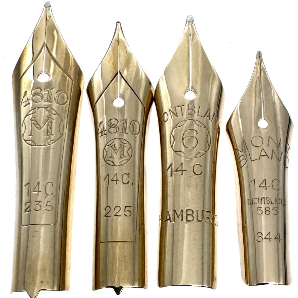 Montblanc 14C larger 4 nibs