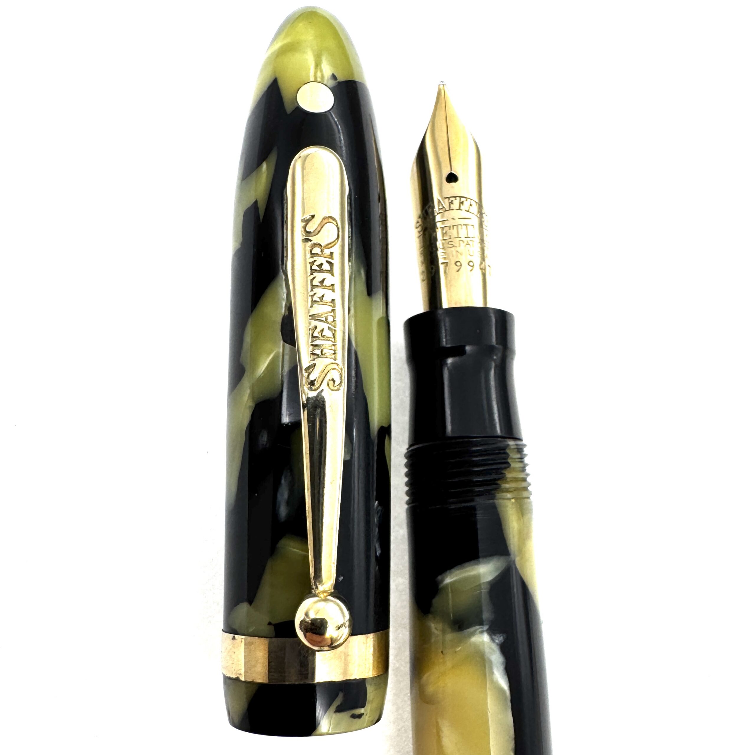 Sheaffer's Lifetime 1930's Black and Pearl - Image 3