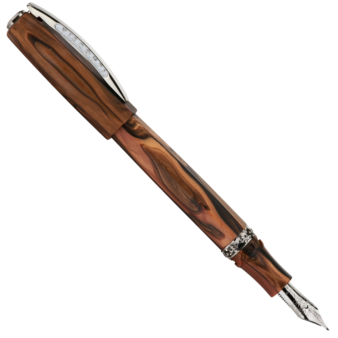 Visconti Medici Briarwood Ruthenium fountain pen