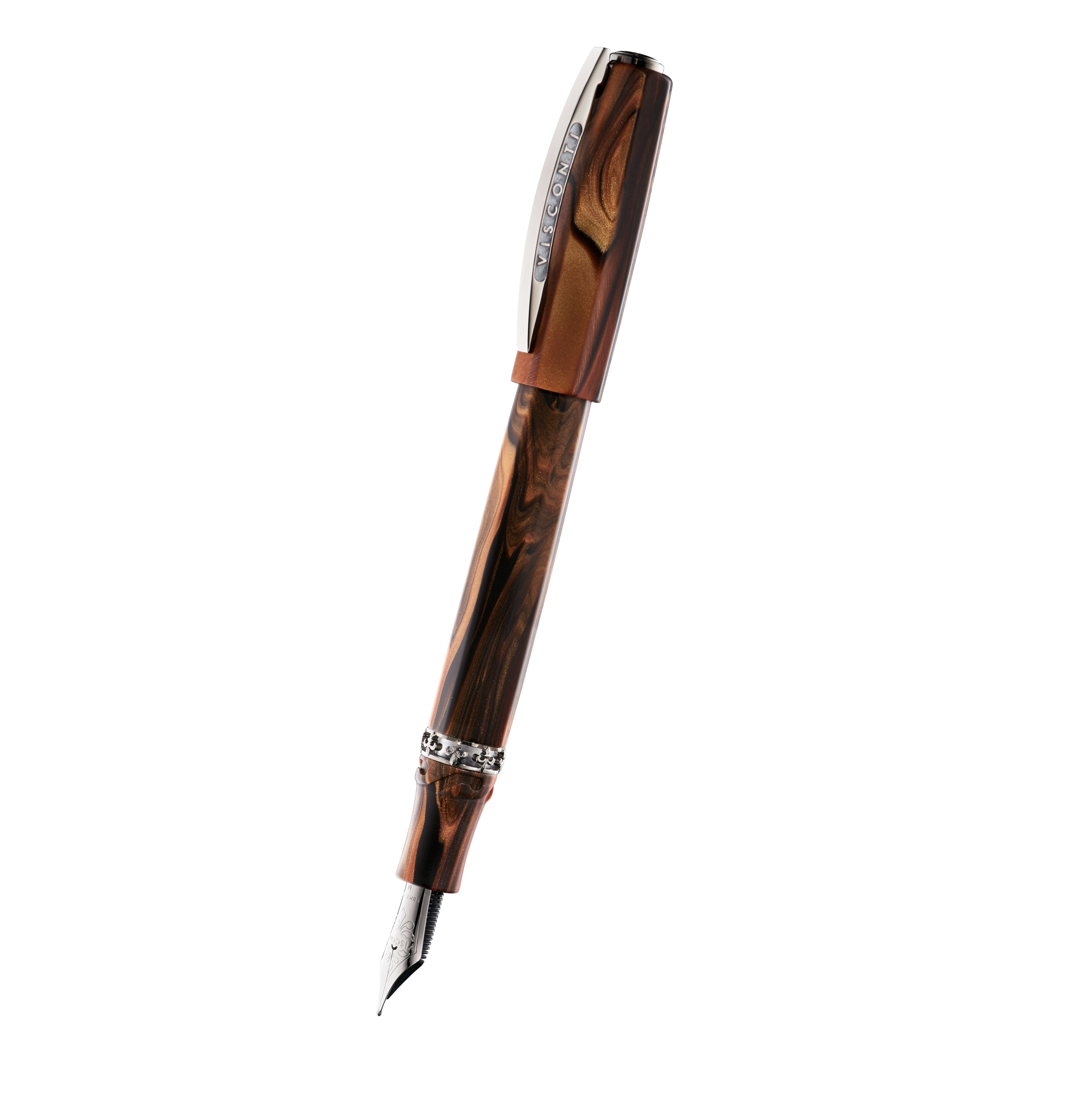 Visconti Medici Briarwood Ruthenium fountain pen