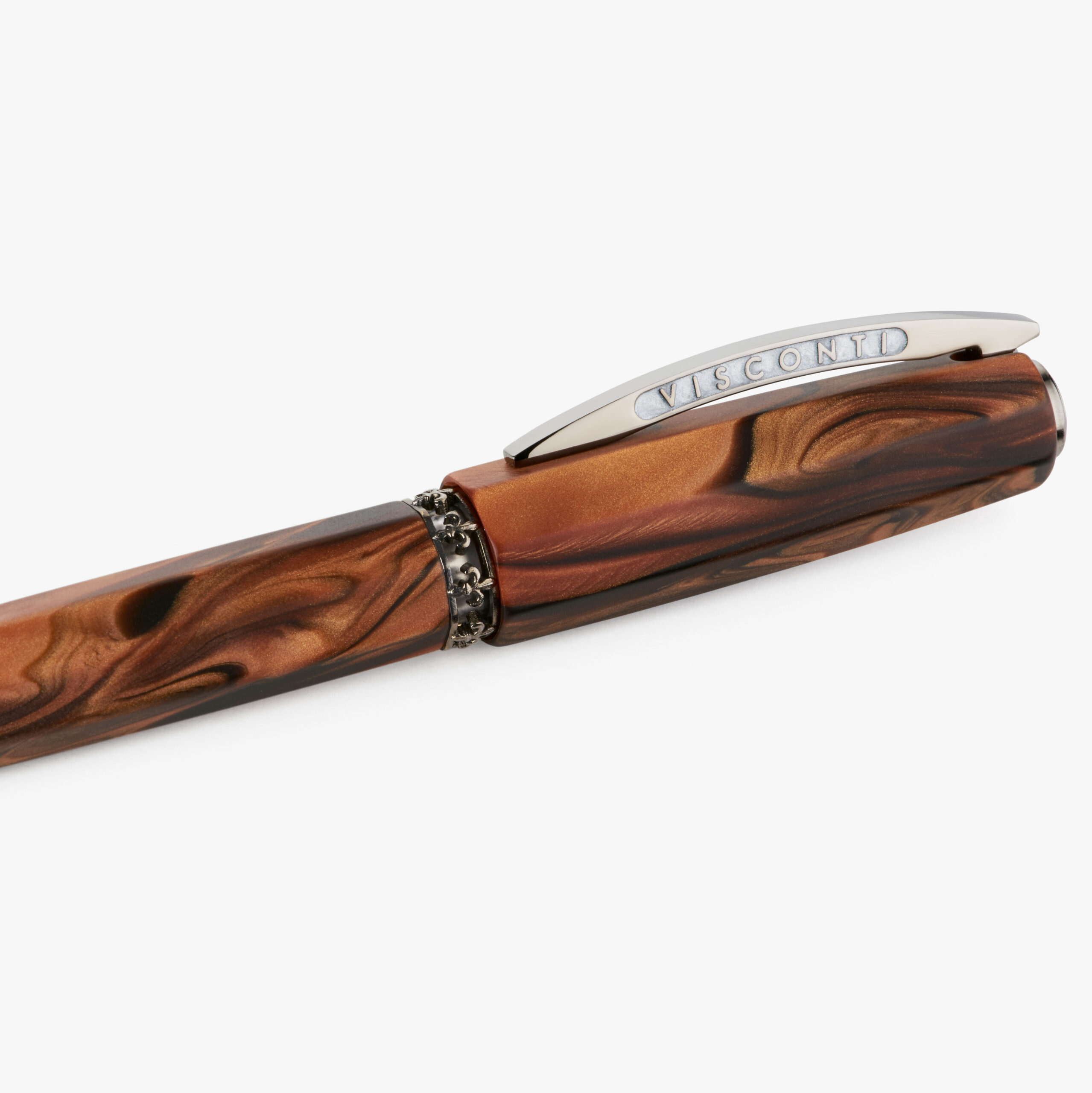 Visconti Medici Briarwood Ruthenium fountain pen