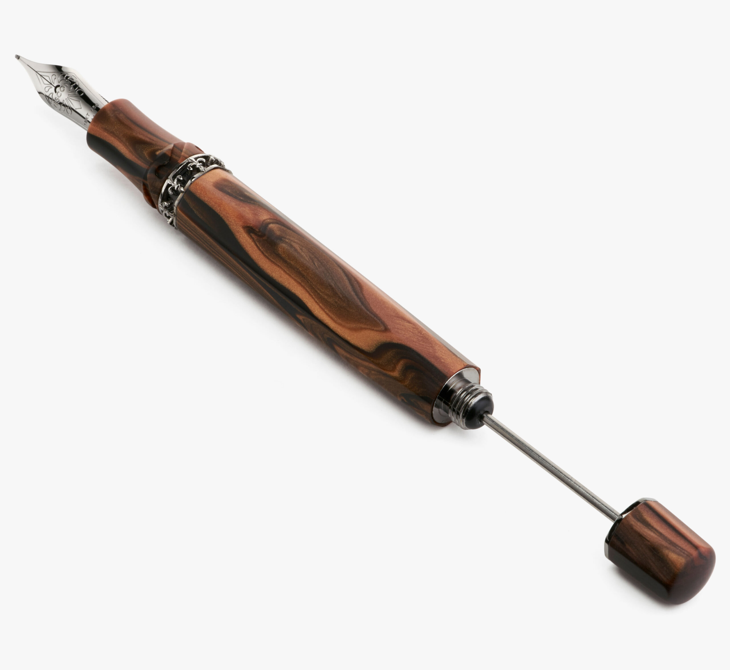 Visconti Medici Briarwood Ruthenium fountain pen